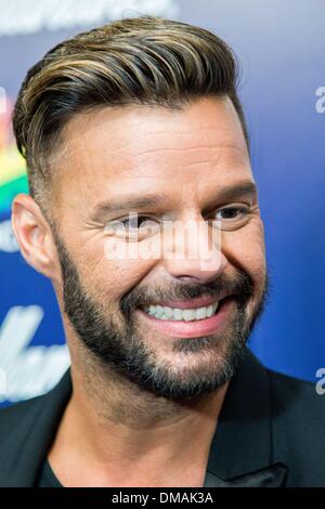 Madrid, Spanien. 12. Dezember 2013. Ricky Martin stellt während der Fototermin in 40 Principales Awards 2013" in Madrid, Spanien, Donnerstag, den 12. Dezember, 2013.Photo: Oscar Gonzalez/NurPhoto Credit: Oscar Gonzalez/NurPhoto/ZUMAPRESS.com/Alamy Live News Stockfoto
