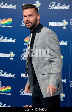 Madrid, Spanien. 12. Dezember 2013. Ricky Martin stellt während der Fototermin in 40 Principales Awards 2013" in Madrid, Spanien, Donnerstag, den 12. Dezember, 2013.Photo: Oscar Gonzalez/NurPhoto Credit: Oscar Gonzalez/NurPhoto/ZUMAPRESS.com/Alamy Live News Stockfoto