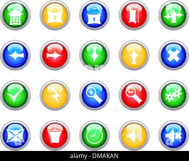 Reihe von gotischen icons Stock Vektor