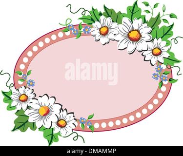 Blumenrahmen Stock Vektor