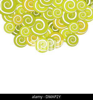 Vintage-Hintergrund mit Pastell Blumen Stock Vektor