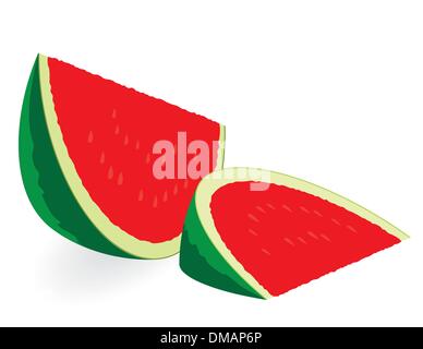 Wassermelone Stock Vektor
