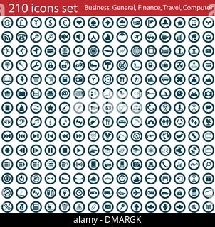 Icons set Stock Vektor