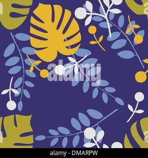 Nahtlose Blumenmuster Stock Vektor