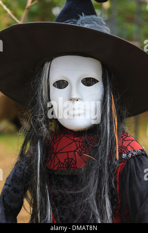 Puppen an Halloween auf Cape Cod in Massachusetts Stockfoto