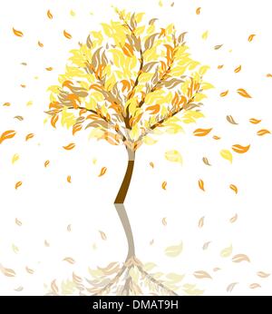 Herbst Baum Stock Vektor