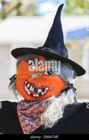 Puppen an Halloween in Chatham auf Cape Cod in Massachusetts Stockfoto