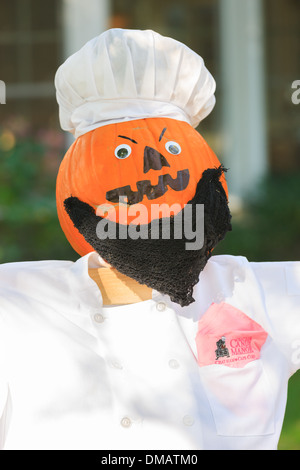 Puppen an Halloween in Chatham auf Cape Cod in Massachusetts Stockfoto