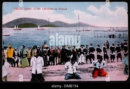 Chinesischen Piraten auf Execution Ground, Kowloon City, China, 1891 Stockfoto