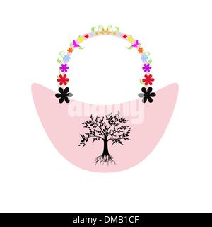 Fashion Tasche Stock Vektor