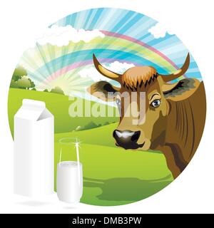 Kuh Stock Vektor