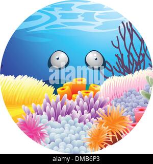 Hai-cartoon Stock Vektor