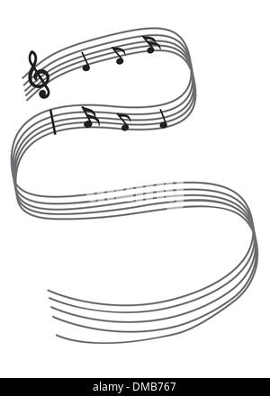 Musik-Noten Stock Vektor