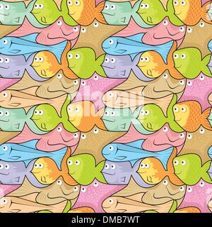 Fisch-puzzle Stock Vektor