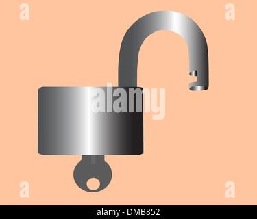 Die Sperre. Stock Vektor