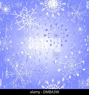 Blaue Weihnachten Musterdesign Stock Vektor