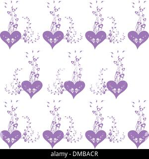 Nahtlose Blumenmuster Stock Vektor