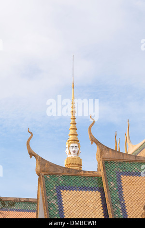 Der Turm der Thronsaal, Königspalast, Phnom Penh, Kambodscha Stockfoto