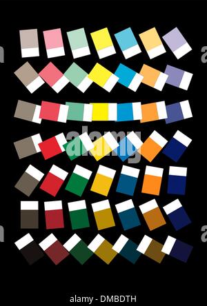Farbpalette Stock Vektor