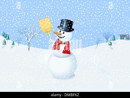 Schneemann Stock Vektor