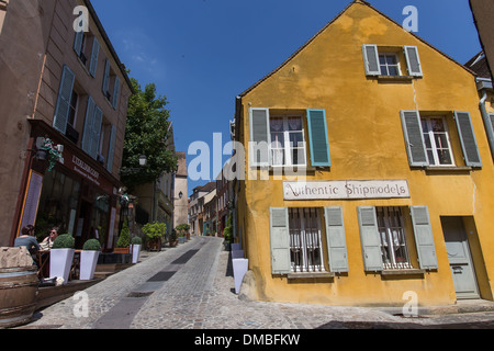 MAIN STREET GRANDE RUE, VIEUX-MERGEL (ALT MARLY) VIERTEL, MARLY-LE-ROI, YVELINES (78), FRANKREICH Stockfoto