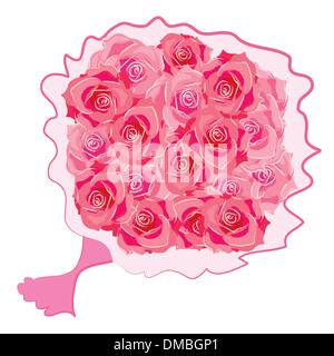 Strauß Rosen Stock Vektor