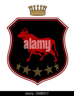 Rind Fleisch Zeichen Stock Vektor