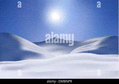 Winterlandschaft Stock Vektor