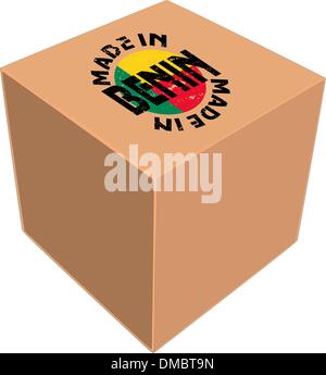 hergestellt in Benin Stock Vektor