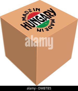 hergestellt in Ungarn Stock Vektor