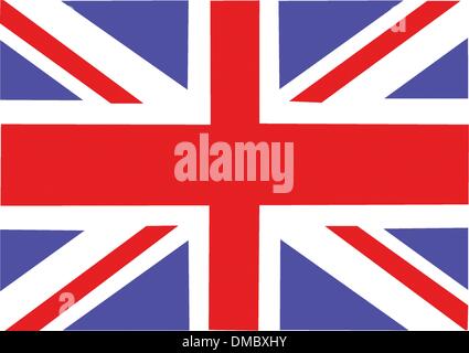 Großbritannien-Flagge Stock Vektor