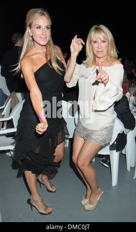 Sonja Morgan und Ramona Singer 1. jährliche Michael J Fox Stiftung & Leukämie und Lymphom-Gesellschaft-Gala in Southampton lange Stockfoto