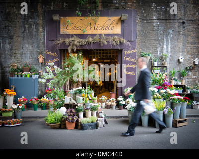 Blume Stand, Borough Market, London, UK Stockfoto