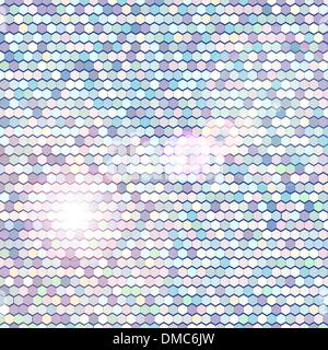 Abstract Vector Background, Farbe Kamm Ornament Illustration Stock Vektor