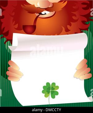 Kobold auf Patricks Day Stock Vektor