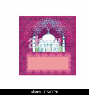 Ramadan-Hintergrund - Moschee-Vektor-illustration Stock Vektor