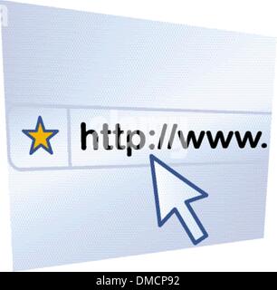 Vektor - Surfen im Www Stock Vektor