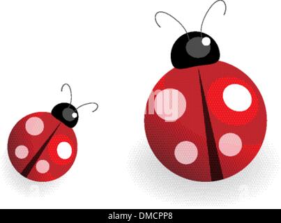 Lady Bug Stock Vektor