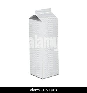 Paket für Milch oder Saft Stock Vektor