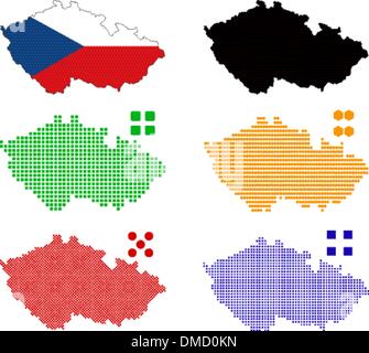 Tschechische Republik Stock Vektor
