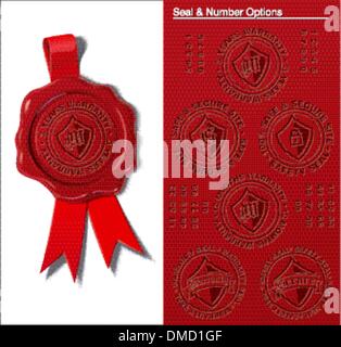 Siegel - Garantie & Sicherheitssiegel Stock Vektor