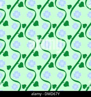 nahtlose Blumenmuster Stock Vektor