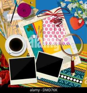 Scrapbook-Hintergrund Stock Vektor