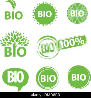 Bio-logo Stock Vektor