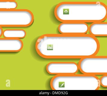 Abstrakte geometrische 3D-Design Stock Vektor