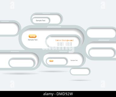 Abstrakte geometrische 3D-Design Stock Vektor