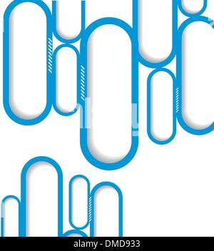 Abstrakte geometrische 3D-Design Stock Vektor