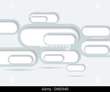 Abstrakte geometrische 3D-Design Stock Vektor