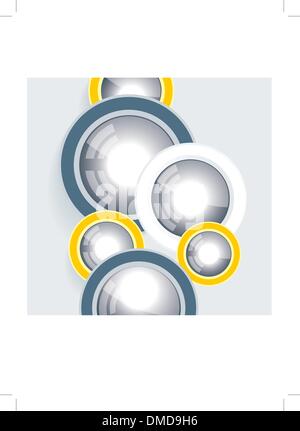 Abstrakte geometrische 3D-Design Stock Vektor