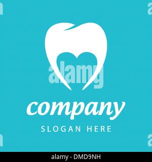 Vektor-Logo Dentalunternehmen Stock Vektor